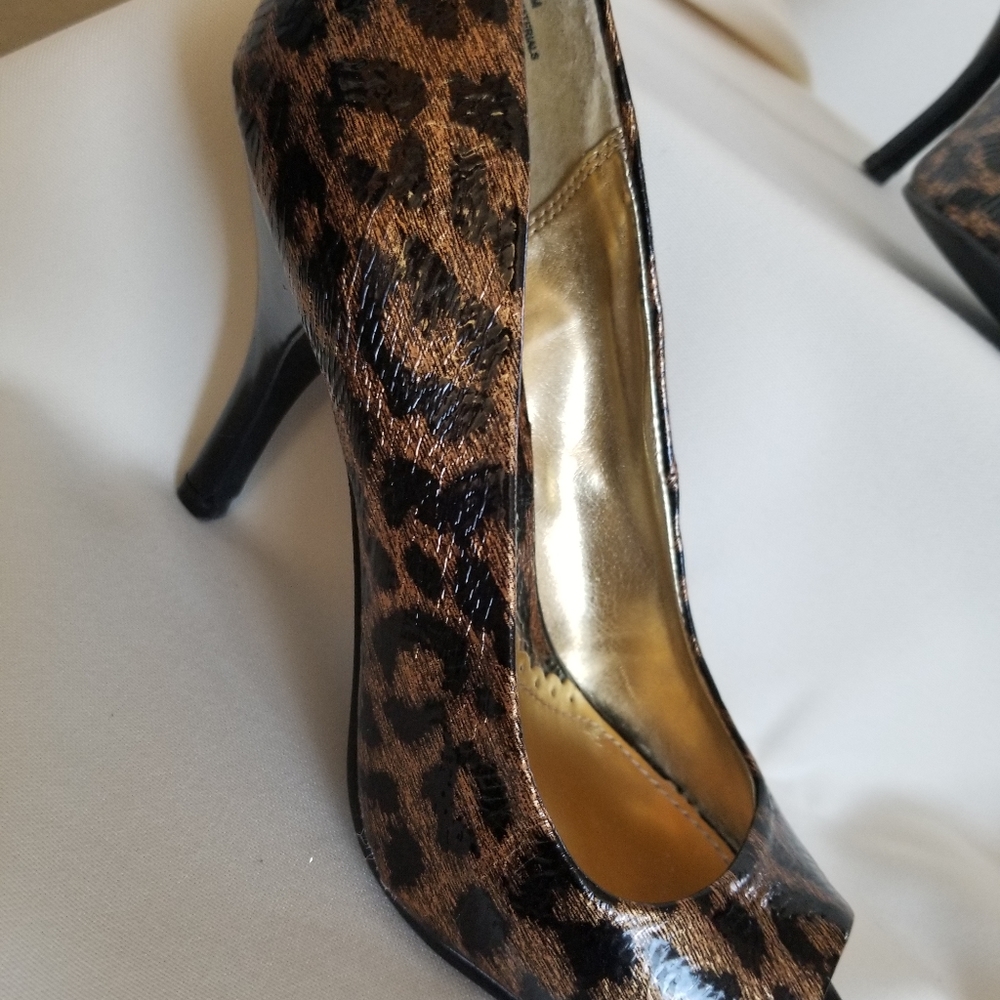 Animal print heels